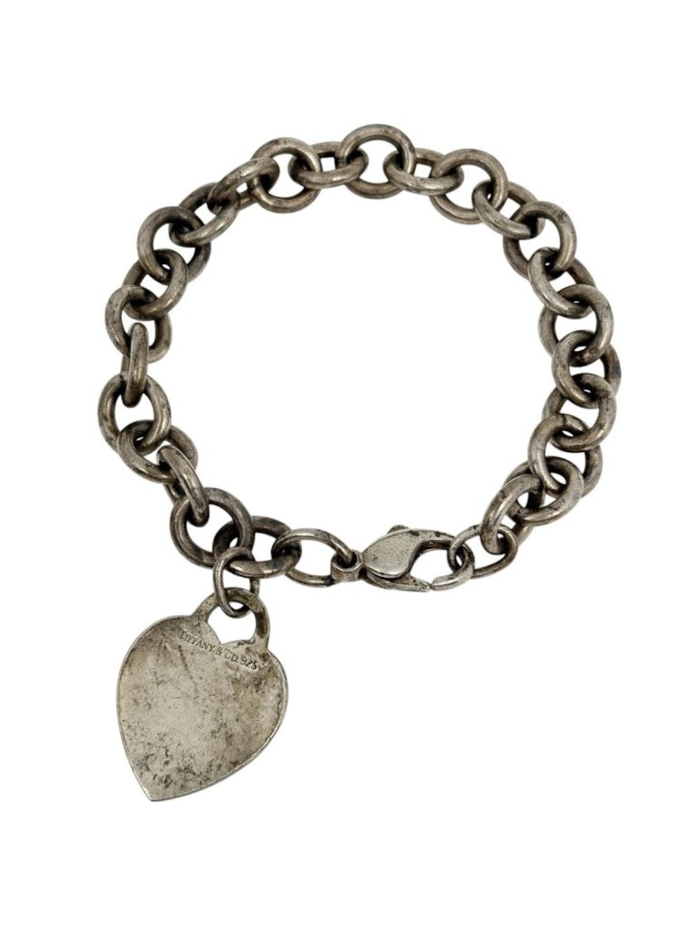 Tiffany & Co Bracelet Return to Heart Tag 925 Sterling Silver